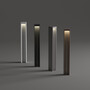 Stalp de iluminat modern pentru gradina echipat , alb, 0.65ml, LED, 4000K, 11W, IP54, Kurt, Ideal Lux