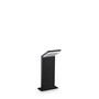 Stalp de iluminat modern pentru gradina echipat , negru, 0.3ml, LED, 3000K, 8.5W, IP54, Style, Ideal Lux