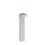 Stalp de iluminat modern pentru gradina echipat , gri, 0.6ml, LED, 3000K, 13W, IP65, Sirio, Ideal Lux