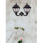 Aplica de iluminat LED pentru gradina, 660x720mm, 2 brate, E27, 2x15W, CCT set, IP55, Fumagalli, Simon, Mirra
