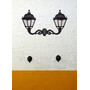 Aplica de iluminat LED pentru gradina, 780x1100mm, 2 brate, E27, 2x11W, CCT set, IP55, Fumagalli, Simon, Eva
