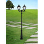 Stalp de iluminat ornamental pentru gradina echipat, 3.1ml, 2 brate, E27, 2x30W, CCT set, IP55, Fumagalli, Simon, Nebo Ofir