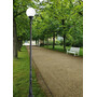 Stalp de iluminat ornamental pentru gradina echipat, 4ml, H.FC1, E40, Fumagalli, Globe 500 Classic, Horeb