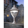 Stalp de iluminat modern pentru gradina echipat, 0.8ml, E27, 50W, 3000K, Fumagalli, Beppe 400