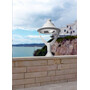 Stalp de iluminat modern pentru gradina echipat, 0.8ml, E40, Fumagalli, EcoBeppe 400, New Lot