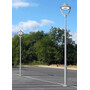 Stalp de iluminat modern pentru parcuri echipat, 4.3ml, GX53, 9x10W, CCT set, IP55, Fumagalli, EcoBeppe 500, Ektor 3500