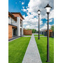 Stalp de iluminat stradal modern echipat, 5.3ml, E27, 50W, 3000K, Fumagalli, Remo 500, Ektor 4500