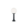 Stalp de iluminat modern pentru gradina echipat, 0.5ml, E27, tip glob, Fumagalli, Globe 250 Modern, Argo 300