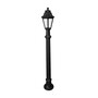 Stalp de iluminat ornamental pentru gradina echipat, 1.4ml, E27, 8.5W, CCT set, IP55, Fumagalli, Anna, Aloe'.R