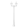 Stalp de iluminat ornamental pentru gradina echipat, 2.5ml, 2 brate, E27, Fumagalli, Rut, Ricu Bisso
