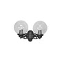 Aplica de iluminat LED pentru gradina, 370x600mm, 2 brate, E27, 2x6.5W, Fumagalli, Globe 250 Classic, Porpora