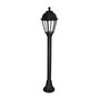 Stalp de iluminat ornamental pentru gradina echipat, 1ml, E27, 8.5W, CCT set, IP55, Fumagalli, Saba, Mizar