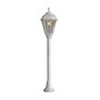 Stalp de iluminat ornamental pentru gradina echipat, 1ml, E27, 8.5W, CCT set, IP55, Fumagalli, Saba, Mizar