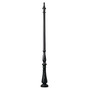 Stalp de iluminat ornamental pentru gradina echipat, 3.6ml, 3 brate, E27, 3x8.5W, CCT set, IP55, Fumagalli, Noemi, Tabor Ofir