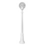 Stalp de iluminat ornamental pentru gradina echipat, 1.8ml, E27, 6.5W, Fumagalli, Globe 250 Classic, Artu'
