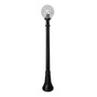 Stalp de iluminat ornamental pentru gradina echipat, 1.8ml, E27, 6.5W, Fumagalli, Globe 250 Classic, Artu'