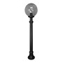 Stalp de iluminat ornamental pentru gradina echipat, 1.4ml, E27, 11W, CCT set, IP55, Fumagalli, Globe 300 Classic, Aloe'.R