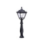 Stalp de iluminat ornamental pentru gradina echipat, 1.2ml, E27, 15W, CCT set, IP55, Fumagalli, Tobia, Iafet.R