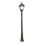 Stalp de iluminat ornamental pentru gradina echipat, 2.6ml, E27, 50W, 3000K, Fumagalli, Simon, Ricu