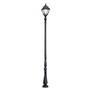 Stalp de iluminat ornamental pentru gradina echipat, 3.5ml, E27, 8.5W, CCT set, IP55, Fumagalli, Simon, Tabor