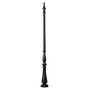 Stalp de iluminat ornamental pentru gradina echipat, 3.6ml, tip glob, H.FC6, E27, Fumagalli, Globe 400 Classic, Tabor