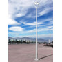 Stalp de iluminat stradal modern echipat, 6.8ml, GX53, 9x10W, CCT set, IP55, Fumagalli, EcoBeppe 500, Ektor 6000