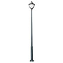 Stalp de iluminat stradal modern echipat, 5.8ml, E27, 60W, 4000K, Fumagalli, Beppe 500, Ektor 5000