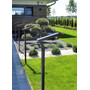 Stalp de iluminat modern pentru gradina echipat, 1.2ml, LED, 4000K, 1 brat, 1x8.5W, IP65, Elew LO, ElmarCo