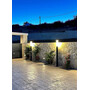 Stalp de iluminat modern pentru parcuri echipat, 2.5ml, 25.5W, LED, 4000K, IP65, Bolard R LO, ElmarCo