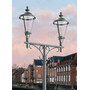 Corp de iluminat LED pentru stalp stradal, 4000K, 380x380x700mm, 32W, IP65, Aria, ElmarCo