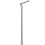 Stalp de iluminat modern pentru parcuri echipat, 2.5ml, LED, 4000K, 1 brat, 2x8.5W, IP65, Elew LO, ElmarCo