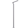 Stalp de iluminat modern pentru parcuri echipat, 2.5ml, LED, 4000K, 1 brat, 2x8.5W, IP65, Elew LO PLUS, ElmarCo