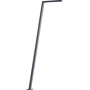 Stalp de iluminat modern pentru parcuri echipat, 2.5ml, LED, 4000K, 1 brat, 2x8.5W, IP65, Urbin Plus, ElmarCo