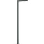 Stalp de iluminat modern pentru parcuri echipat, 3ml, LED, 4000K, 1 brat, 1x24W, IP65, Way, ElmarCo