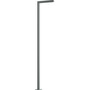 Stalp de iluminat modern pentru parcuri echipat, 4ml, LED, 4000K, 1 brat, 1x24W, IP65, Way, ElmarCo