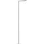 Stalp de iluminat modern pentru parcuri echipat, 4ml, LED, 4000K, 1 brat, 1x24W, IP65, Way, ElmarCo