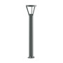 Stalp de iluminat modern pentru gradina echipat, 1.2ml, 6.5W, LED, 4000K, IP65, Bretania LO, ElmarCo