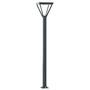 Stalp de iluminat modern pentru gradina echipat, 2ml, 16.5W, LED, 4000K, IP65, Walia LO, ElmarCo