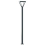 Stalp de iluminat modern pentru parcuri echipat, 2.5ml, 16.5W, LED, 4000K, IP65, Walia LO, ElmarCo
