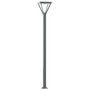Stalp de iluminat modern pentru parcuri echipat, 2.5ml, 16.5W, LED, 4000K, IP65, Walia LO, ElmarCo