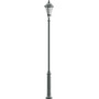 Stalp de iluminat ornamental pentru parcuri echipat, 3.5ml, 31.5W, LED, 4000K, IP65, Lyon, ElmarCo