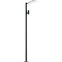 Stalp de iluminat stradal modern echipat, 4.5ml, LED, 4000K, 1 brat, 36W, IP65, Pegaz, ElmarCo