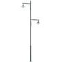 Stalp de iluminat stradal modern neechipat, 8ml, 1+1 brate, IP65, Palio, ElmarCo