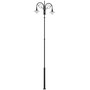 Stalp de iluminat stradal ornamental neechipat, 2 brate, 8ml, IP65, Mily, ElmarCo