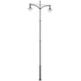 Stalp de iluminat stradal ornamental neechipat, 2 brate, 8ml, IP65, Sevila, ElmarCo