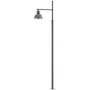 Stalp de iluminat modern pentru parcuri echipat, 4ml, 1x24W, LED, 4000K, IP65, Deco, ElmarCo