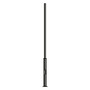 Stalp de iluminat modern pentru parcuri echipat, 3ml, 100W, LED, 6000K, negru, 1 brat, IP65, LENS, SV-002 P