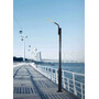 Stalp de iluminat modern pentru parcuri echipat, 4ml, 50W, LED, 6000K, negru, 1 brat, IP65, L.D, SV-002 D