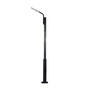 Stalp de iluminat modern pentru parcuri echipat, 4ml, 50W, LED, 6000K, negru, 1 brat, IP65, L.D, SV-002 D