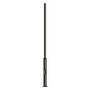 Stalp de iluminat modern pentru parcuri echipat, 4ml, 50W, LED, 6000K, negru, 1 brat, IP65, L.D, SV-002 D